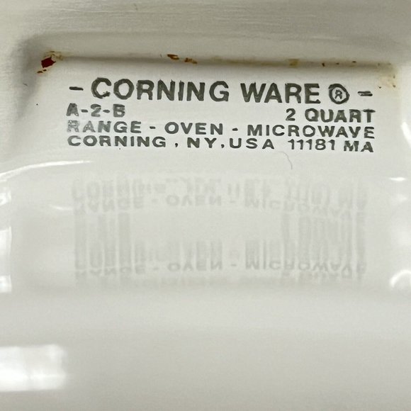 Vintage 2 quart Corning Ware Spice of Life La Marjolaine A-2-B with lid P-9-C-1 - Picture 5 of 11